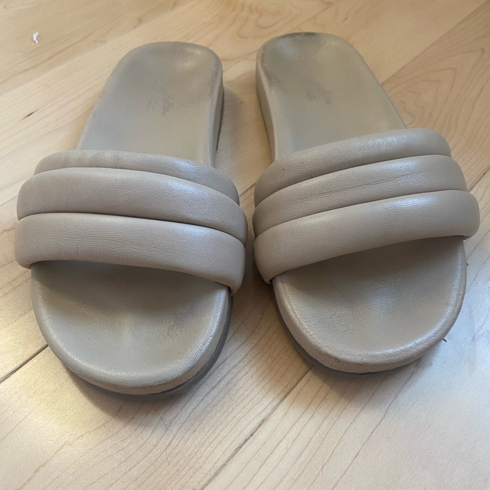 Beige Seychelles LowKey Slides - Picture 6 of 7